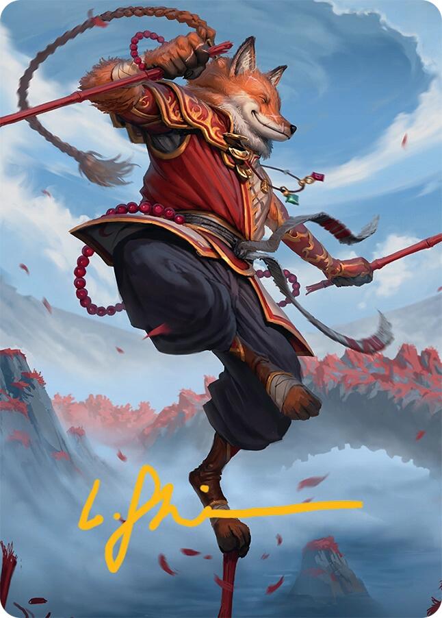 Equilibrium Adept Art Card (16/54) (Gold-Stamped Signature) [Tarkir: Dragonstorm Art Series] | Good Games Morley
