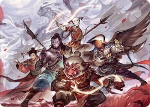 Will of the Jeskai Art Card (54/54) [Tarkir: Dragonstorm Art Series] | Good Games Morley
