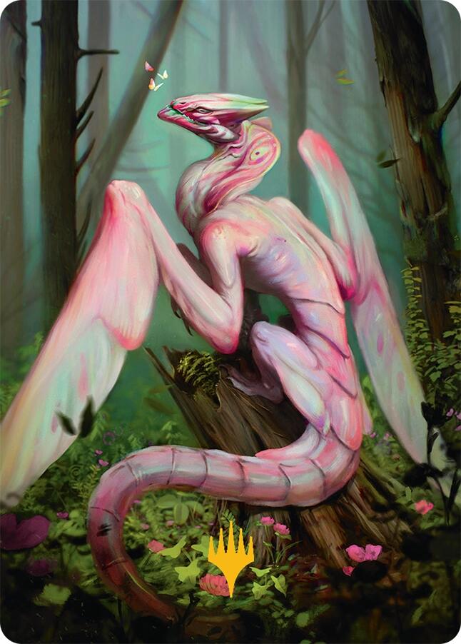 Bloomvine Regent Art Card (46/54) (Gold-Stamped) [Tarkir: Dragonstorm Art Series] | Good Games Morley