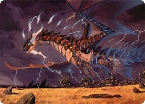 Neriv, Heart of the Storm Art Card (25/54) [Tarkir: Dragonstorm Art Series] | Good Games Morley