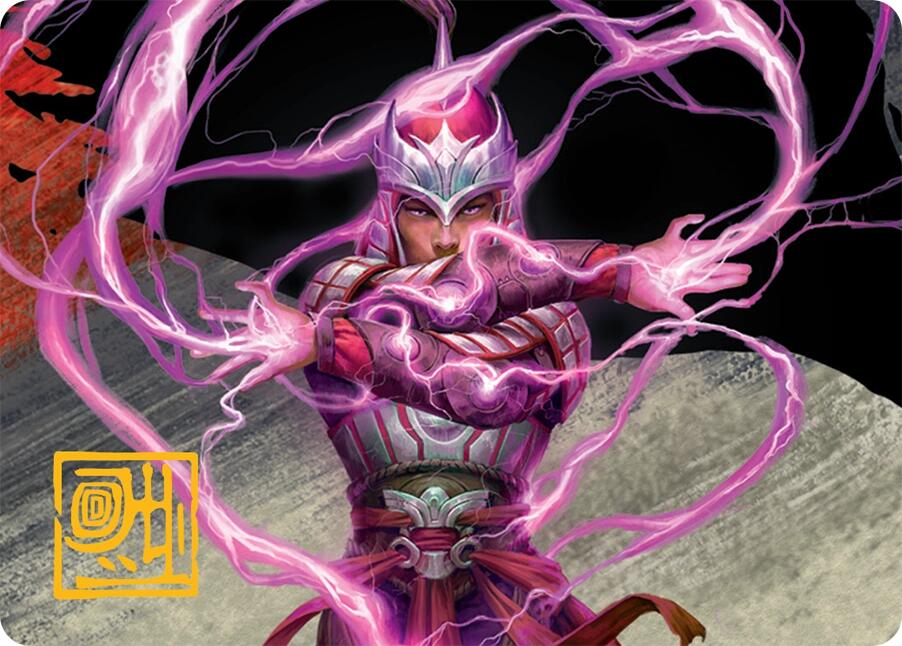 All-Out Assault Art Card (43/54) (Gold-Stamped Signature) [Tarkir: Dragonstorm Art Series] | Good Games Morley