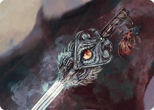 Dragonfire Blade Art Card (40/54) [Tarkir: Dragonstorm Art Series] | Good Games Morley