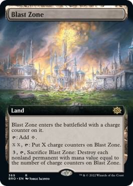 Blast Zone Extended Art 369/287 (The Brothers' War)  | Good Games Morley