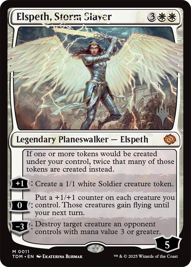 Elspeth, Storm Slayer [Tarkir: Dragonstorm Promos] | Good Games Morley