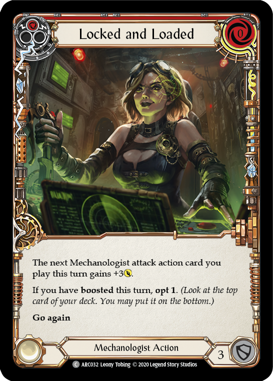 Locked and Loaded (Red) [U-ARC032] (Arcane Rising Unlimited)  Unlimited Rainbow Foil | Good Games Morley
