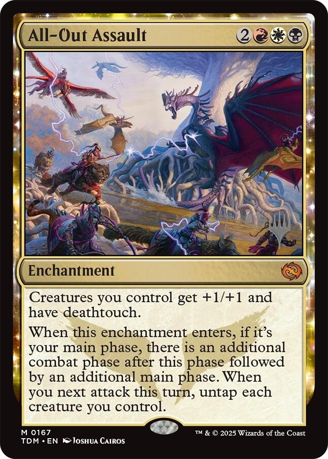 All-Out Assault [Tarkir: Dragonstorm Promos] | Good Games Morley