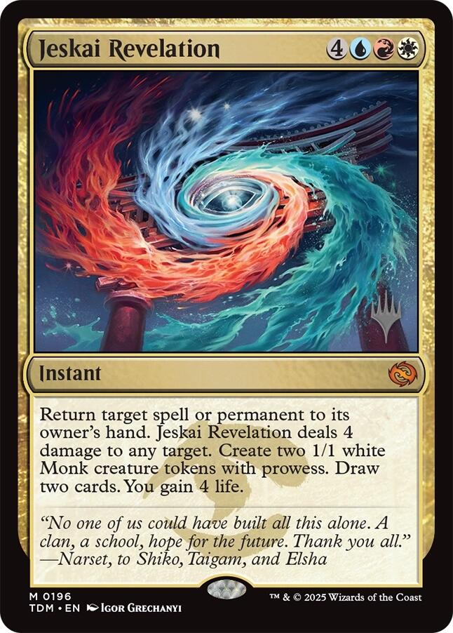 Jeskai Revelation [Tarkir: Dragonstorm Promos] | Good Games Morley