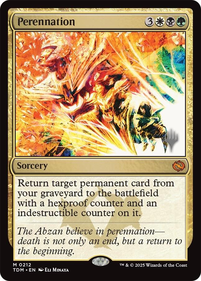 Perennation [Tarkir: Dragonstorm Promos] | Good Games Morley