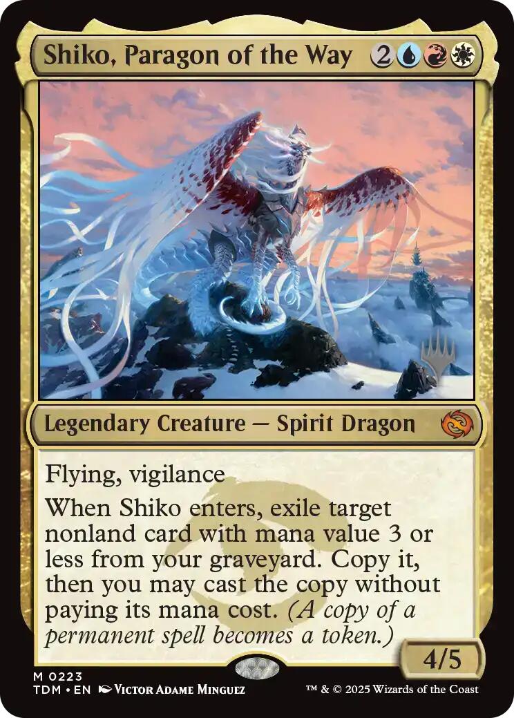 Shiko, Paragon of the Way [Tarkir: Dragonstorm Promos] | Good Games Morley