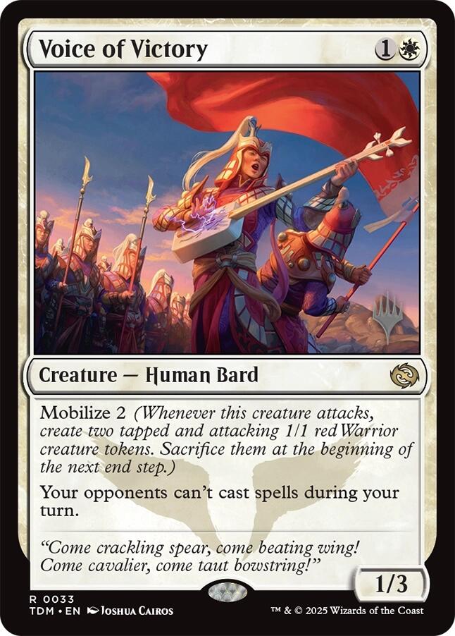 Voice of Victory [Tarkir: Dragonstorm Promos] | Good Games Morley