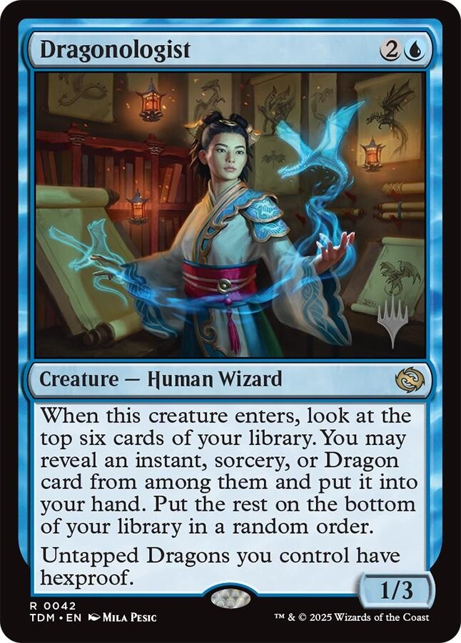 Dragonologist [Tarkir: Dragonstorm Promos] | Good Games Morley