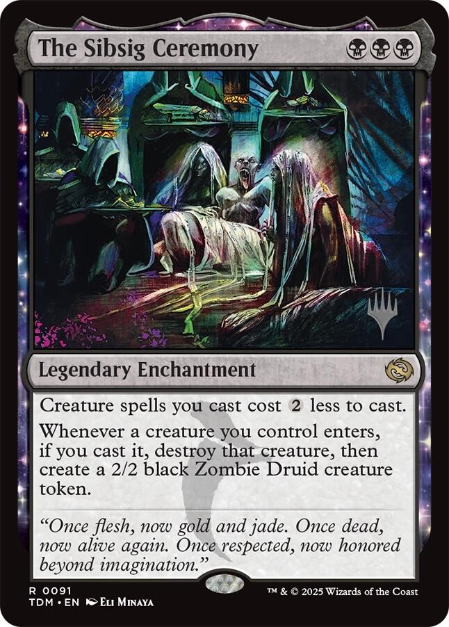The Sibsig Ceremony [Tarkir: Dragonstorm Promos] | Good Games Morley