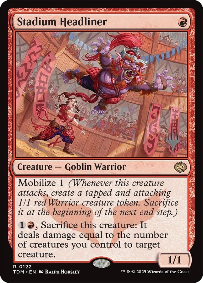 Stadium Headliner [Tarkir: Dragonstorm Promos] | Good Games Morley