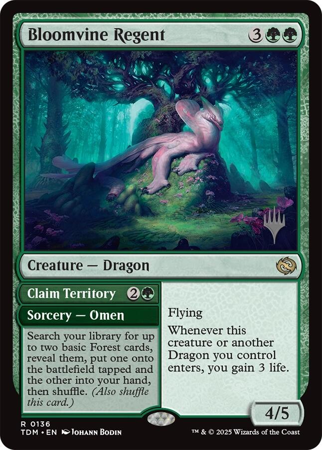Bloomvine Regent [Tarkir: Dragonstorm Promos] | Good Games Morley