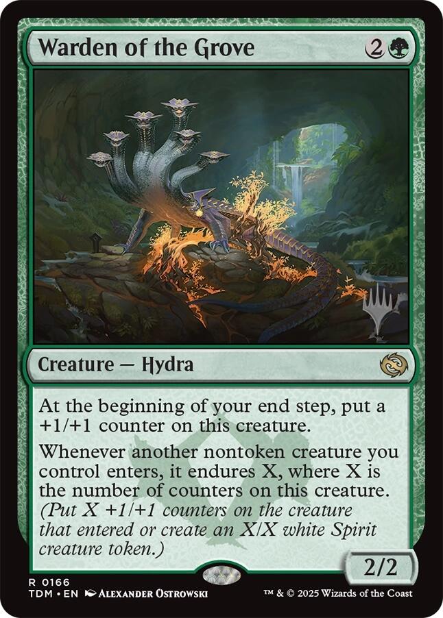 Warden of the Grove [Tarkir: Dragonstorm Promos] | Good Games Morley