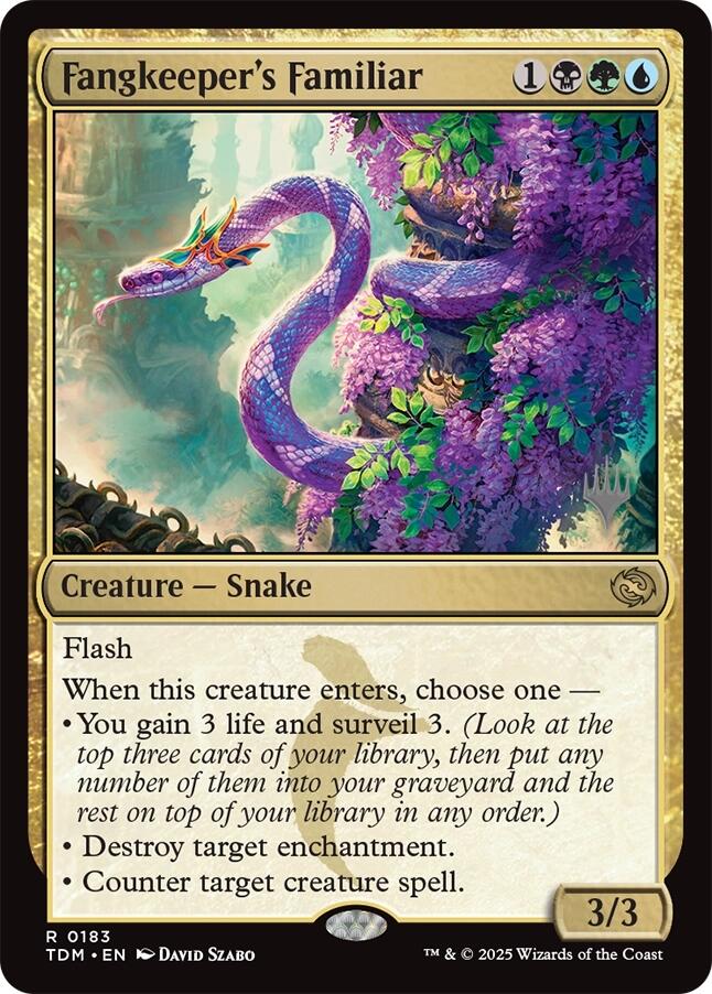 Fangkeeper's Familiar [Tarkir: Dragonstorm Promos] | Good Games Morley