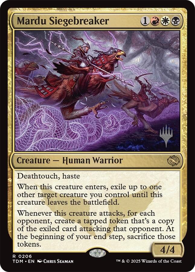 Mardu Siegebreaker [Tarkir: Dragonstorm Promos] | Good Games Morley
