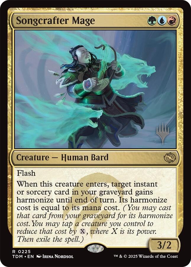 Songcrafter Mage [Tarkir: Dragonstorm Promos] | Good Games Morley