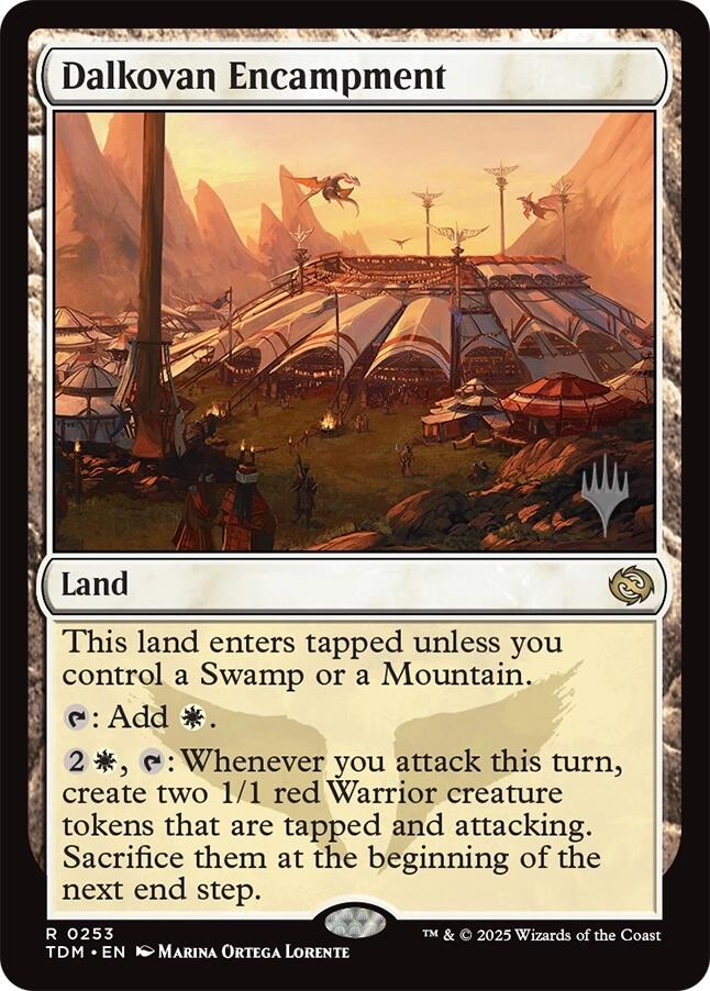Dalkovan Encampment [Tarkir: Dragonstorm Promos] | Good Games Morley