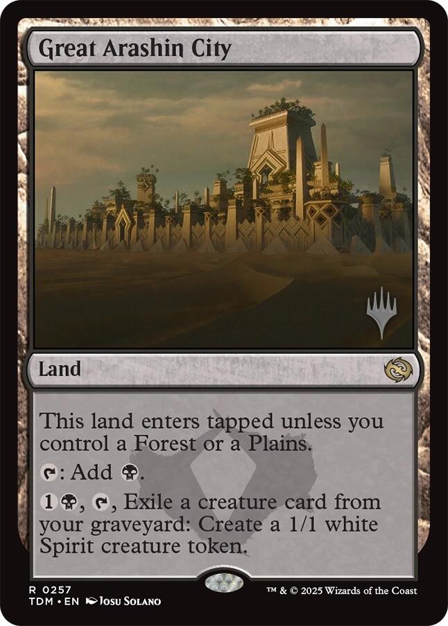 Great Arashin City [Tarkir: Dragonstorm Promos] | Good Games Morley