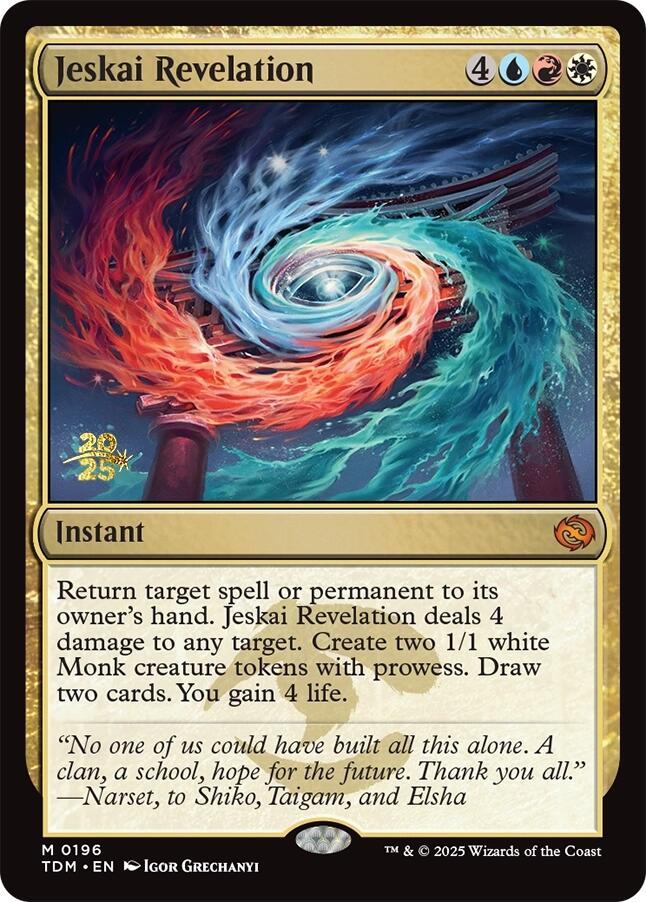 Jeskai Revelation [Tarkir: Dragonstorm Prerelease Promos] | Good Games Morley