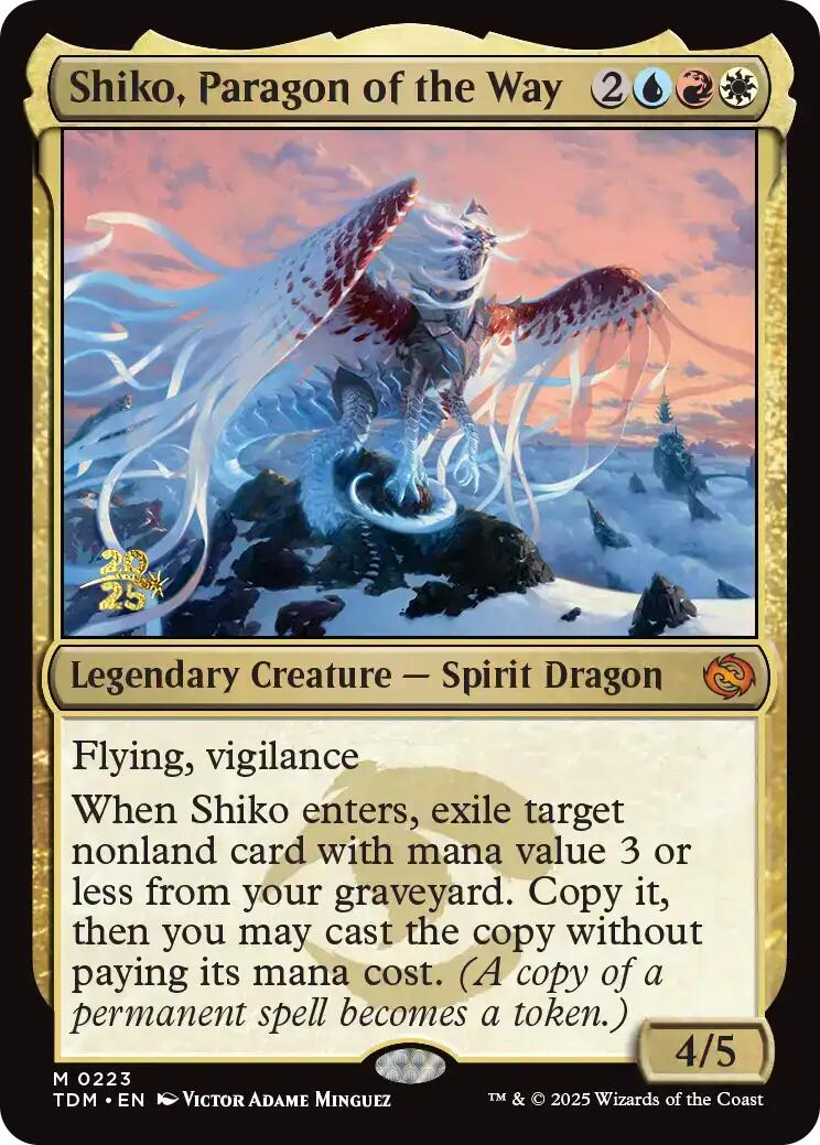 Shiko, Paragon of the Way [Tarkir: Dragonstorm Prerelease Promos] | Good Games Morley