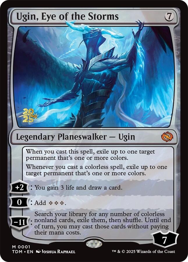 Ugin, Eye of the Storms [Tarkir: Dragonstorm Prerelease Promos] | Good Games Morley