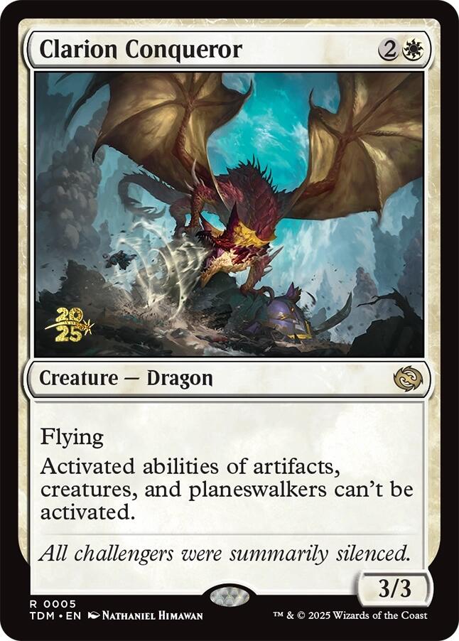 Clarion Conqueror [Tarkir: Dragonstorm Prerelease Promos] | Good Games Morley