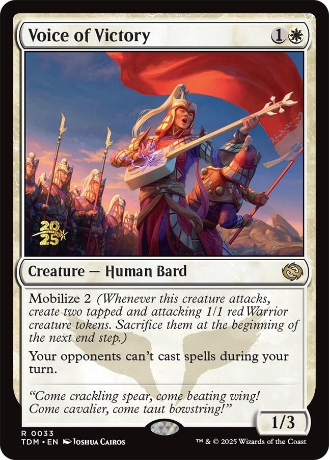 Voice of Victory [Tarkir: Dragonstorm Prerelease Promos] | Good Games Morley