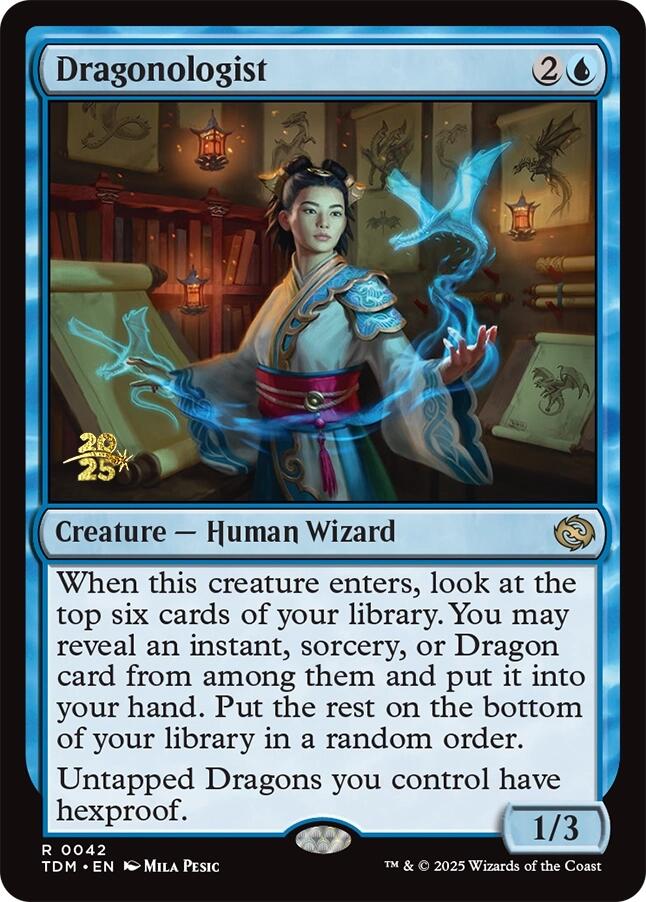 Dragonologist [Tarkir: Dragonstorm Prerelease Promos] | Good Games Morley