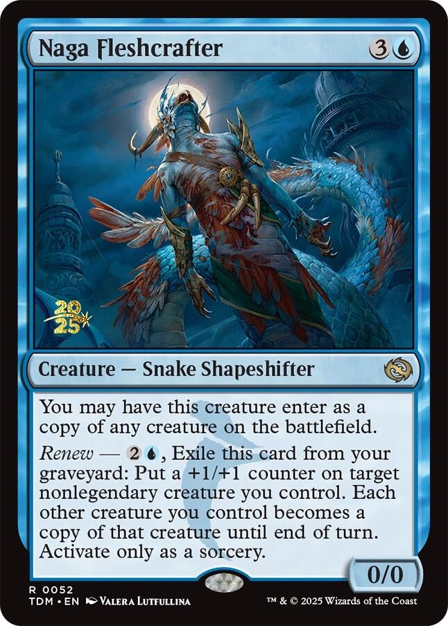 Naga Fleshcrafter [Tarkir: Dragonstorm Prerelease Promos] | Good Games Morley