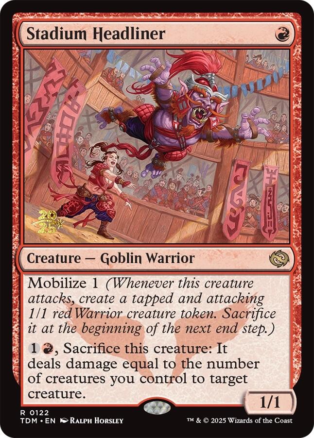 Stadium Headliner [Tarkir: Dragonstorm Prerelease Promos] | Good Games Morley