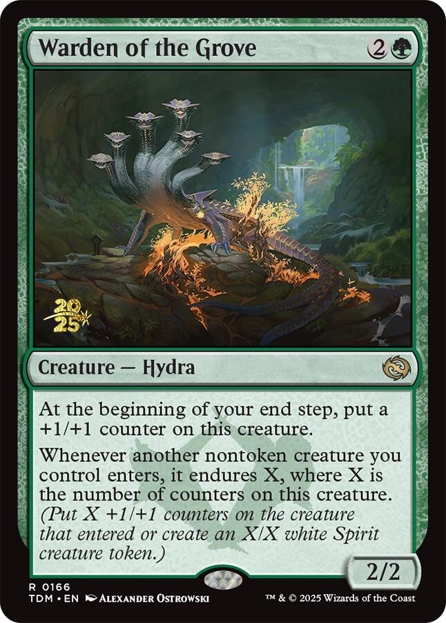 Warden of the Grove [Tarkir: Dragonstorm Prerelease Promos] | Good Games Morley