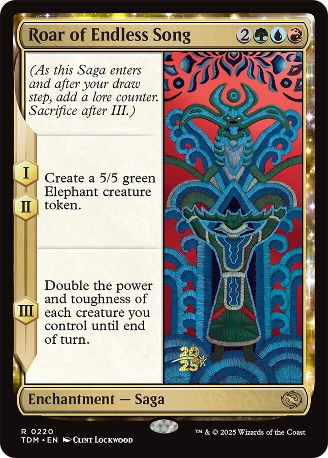 Roar of Endless Song [Tarkir: Dragonstorm Prerelease Cards] | Good Games Morley