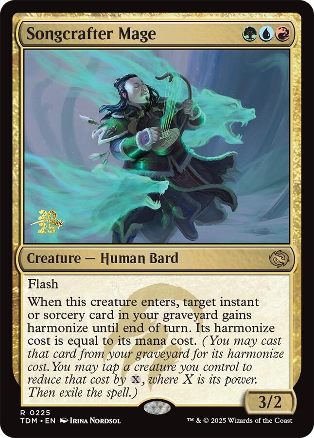 Songcrafter Mage [Tarkir: Dragonstorm Prerelease Promos] | Good Games Morley