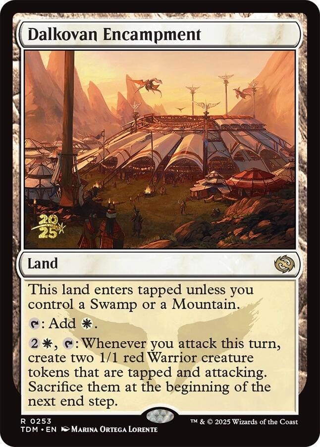 Dalkovan Encampment [Tarkir: Dragonstorm Prerelease Promos] | Good Games Morley