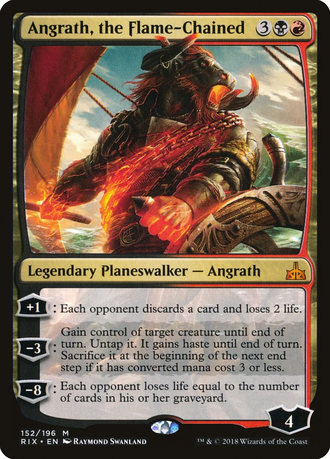 Angrath, the Flame-Chained 152/196 (Rivals of Ixalan)  - Foil | Good Games Morley
