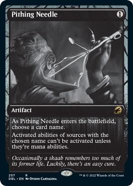 Pithing Needle 257/534 (Innistrad: Double Feature)  - Foil | Good Games Morley