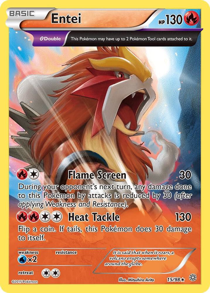 Entei 15/98 (XY - Ancient Origins)  - Holofoil | Good Games Morley