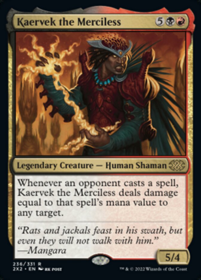 Kaervek the Merciless [Double Masters 2022] | Good Games Morley