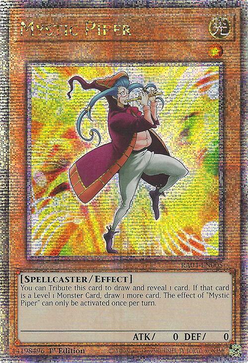 Mystic Piper [RA04-EN005] Quarter Century Secret Rare | Good Games Morley