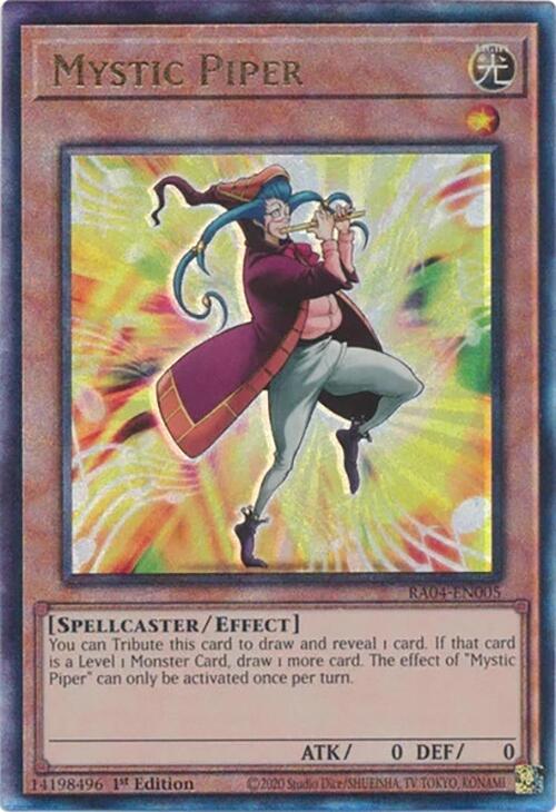 Mystic Piper [RA04-EN005] Prismatic Ultimate Rare | Good Games Morley