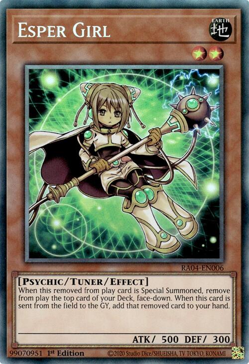 Esper Girl [RA04-EN006] Prismatic Collector's Rare | Good Games Morley