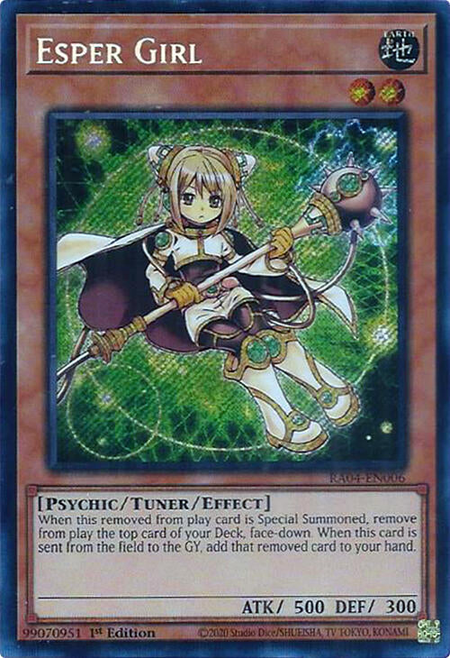 Esper Girl [RA04-EN006] Secret Rare | Good Games Morley