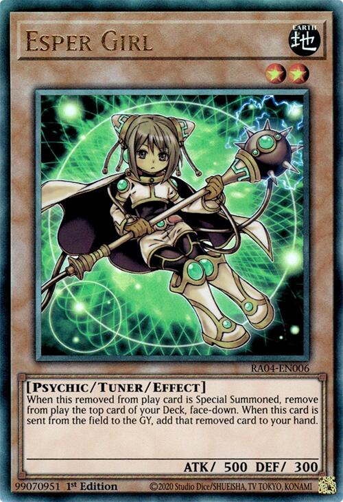 Esper Girl [RA04-EN006] Prismatic Ultimate Rare | Good Games Morley