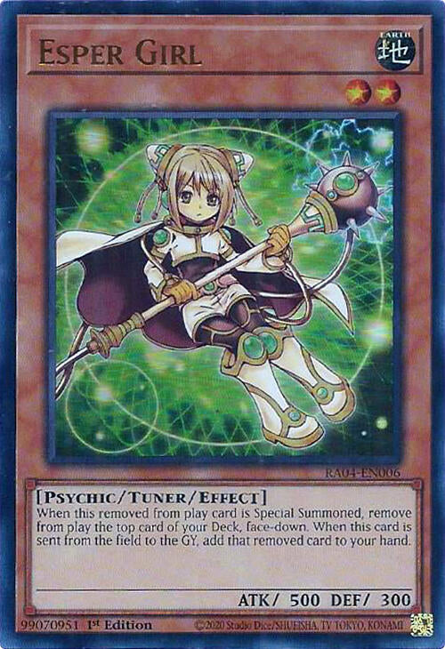 Esper Girl [RA04-EN006] Ultra Rare | Good Games Morley