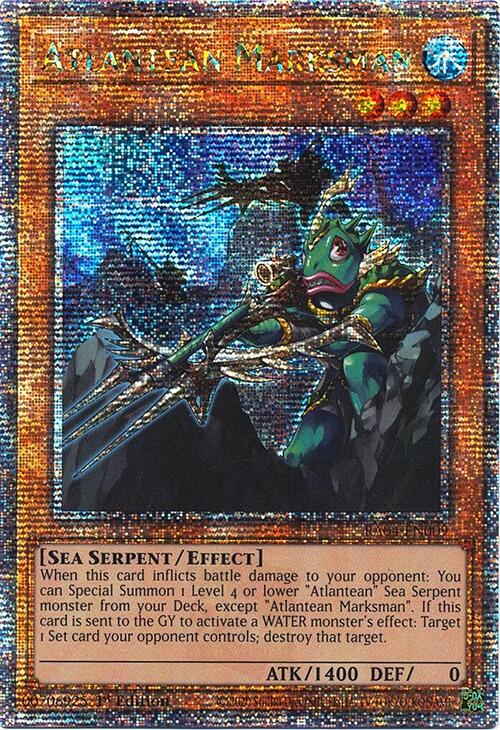 Atlantean Marksman [RA04-EN009] Quarter Century Secret Rare | Good Games Morley