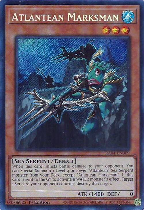 Atlantean Marksman [RA04-EN009] Secret Rare | Good Games Morley