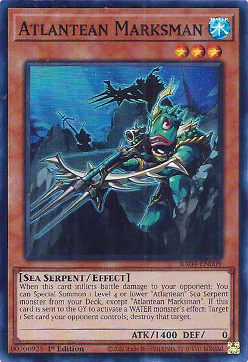 Atlantean Marksman [RA04-EN009] Super Rare | Good Games Morley