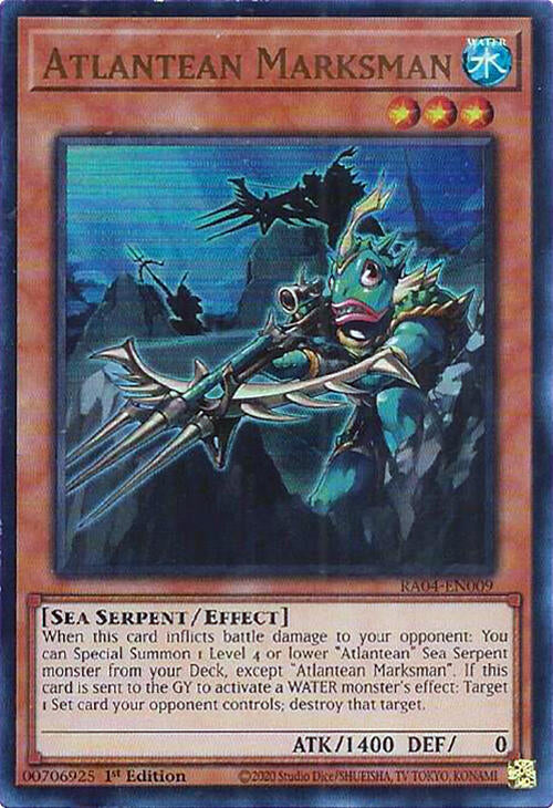 Atlantean Marksman [RA04-EN009] Ultra Rare | Good Games Morley